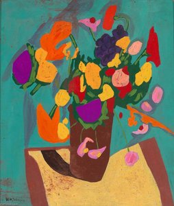 Still Life Flowers — William H. Johnson, Modernism