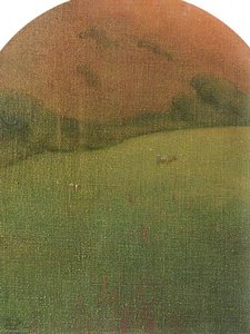 Landscape, Towards Aberystwyth From Llanfarian — Valerius De Saedeleer