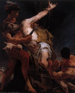 The Martyrdom Of St. Bartholomew — Giambattista Tiepolo, Baroque Rococo