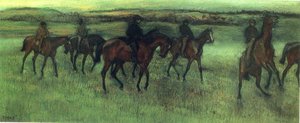 The Riders — Edgar Degas