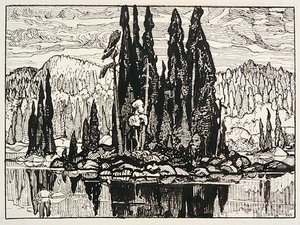 Island Of Spruce — Arthur Lismer