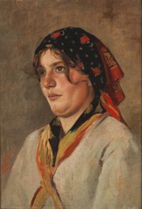 Peasant Woman From Gabbro — Silvestro Lega