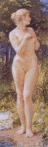 A Bathing Place — Albert Joseph Moore