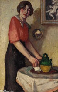 Young Woman At The Jug