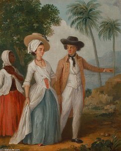 Planter And His Wife, With A Servant