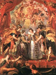 An Exchange Of Princesses, Louvre — Peter Paul Rubens, Baroque