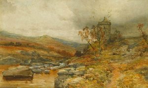 A Border Tower — Samuel Bough