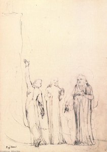 Dante, Virgil And Cato — William Blake