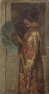 Japanese Lady With A Fan — Patti Mayor