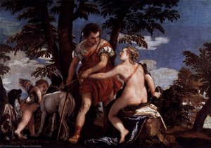 Venus And Adonis — Paolo Veronese