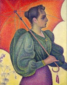 Woman With A Parasol — Paul Signac, Pointillism