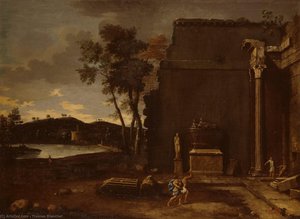 Landscape With Sarcophagus — Thomas Blanchet