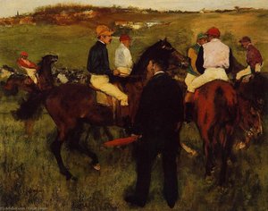 Out Of The Paddock — Edgar Degas