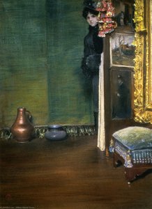 May I Come In — William Merritt Chase, American Impressionism