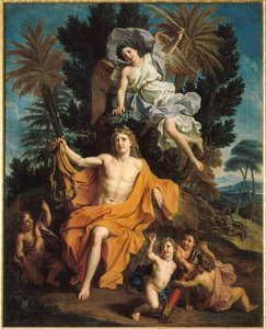 Apollon Vainqueur Du Serpent Python — Noel Nicolas Coypel