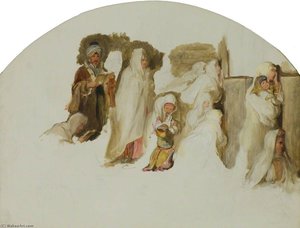 Jews At The Wailing Wall — Sir David Wilkie