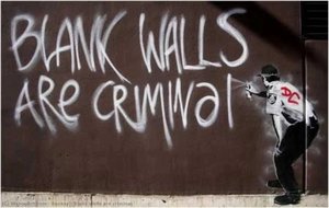 Blank walls are criminal
