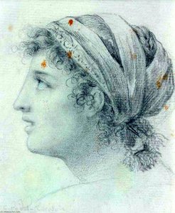 Head Of A Young Woman — Anne-louis Girodet
