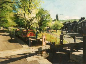 Wade Lock, Uppermill, Saddleworth, Greater Manchester — John Mccombs