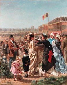 Elegant Company At The Races