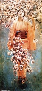 Cherry Blossoms — Robert Frederick Blum
