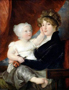 Mrs Benjamin West Ii With Her Son, Benjamin West Iii — Benjamin West, Neoclassicism