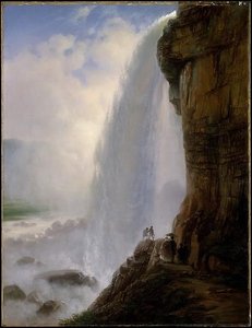 Underneath Niagara Falls — Ferdinand Joachim Richardt