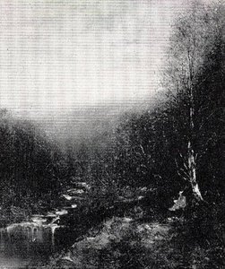 Fishing Pond, (painting) — Ralph Albert Blakelock