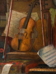 Still Life, Musical Corner — Walter Stevens Cole
