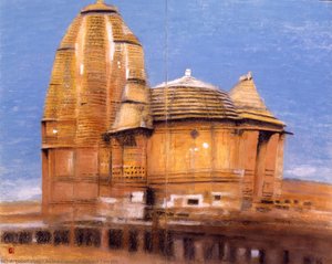 Rajarani Temple Ⅰ — Akino Fuku, Impressionism
