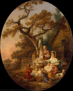 Scene From Russian Everyday Life — Jean Baptiste Le Prince, Neoclassical