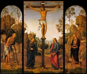 The Galitzin Triptych — Vannucci Pietro (le Perugin), Renaissance