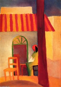 Turkish Cafe (i) — August Macke