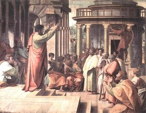 St Paul Preaching In Athens — Raphael, Renaissance