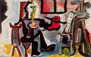 El Pintor En Su Taller — Pablo Picasso