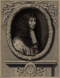 Portrait Of Louis Ii De Bourbon — Robert Nanteuil