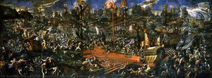 Battle Of Lepanto — Andrea Vicentino, Mannerist