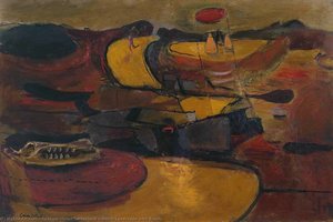 Welsh Landscape With Roads — Graham Vivian Sutherland