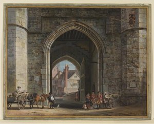 Henry Viii Gateway, Windsor Castle — Paul Sandby