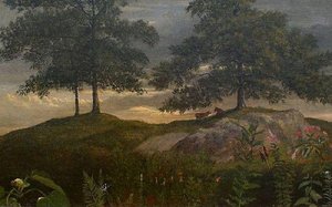 Landscape With Cows — Albert Bierstadt