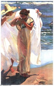 Saliendo Del Ba_o — Joaquín Sorolla Y Bastida