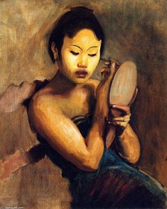 A Javanese Girl At Her Toilet — John Singer Sargent