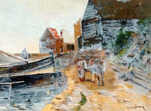 Harbour With A Horse — William Henry Charlton