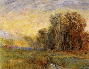 La Lisiere Du Bois A Ostende — James Ensor, Expressionism