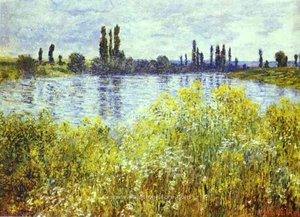 Bank Of The Seine. Vétheuil — Claude Monet