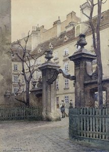 Figures by a Gateway, Vienna