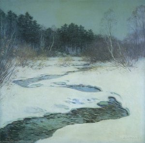 Thawing Brook No.2 — Willard Leroy Metcalf