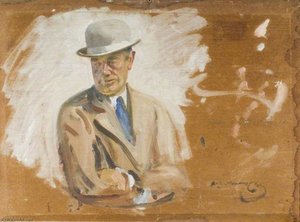 Study Of Isaac Bell — Sir Alfred James Munnings