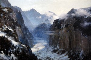 In His Hands Are The Deep Places Of The Earth — Ernest Albert Waterlow