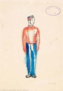 Sketch For Unknown Play — David Kakabadze